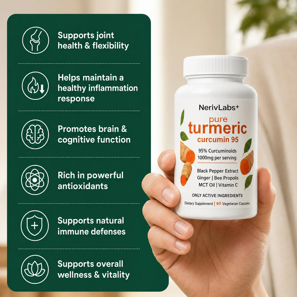 Move More Comfortably with Turmeric Curcumin (1,000mg)
